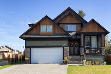 green and brown house